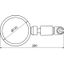 Insulating mirror D 135 mm w. gear coupling f. MS cleaning kits thumbnail 2