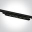 BLACK SMD 15x1W WW TRACK LIGHT ADJUSTABLE 230V thumbnail 1