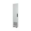 XLSD3L146 Section door, ventilated IP31, hinges left, HxW = 1400 x 600mm, grey thumbnail 4