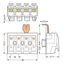 Lighting connector push-button, external for Linect® white thumbnail 5