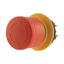 M22-PVT30 Emergency stop/emergency switching off pushbutton, RMQ-Titan, Mushroom-shaped, 30 mm, Non-illuminated, Turn-to-release function, Red, yellow thumbnail 8