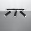 CEILING LAMP DIREZIONE 3 BLACK GU10 3X40W IP20 thumbnail 8