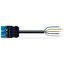 pre-assembled connecting cable;Eca;Plug/open-ended;blue thumbnail 2