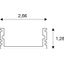 GLENOS linear profile, 2713-200, 2m, matt black thumbnail 3