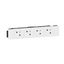 4X2P+E MOSAIC LINK 8M FB WHITE CLIPPAGE DIR SURFACE thumbnail 2