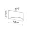CERAMIC WALL LAMP VIXEN G9 1X40W IP20 thumbnail 6