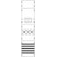 KA4080 CT meter panel, Field width: 1, Rows: 0, 1050 mm x 250 mm x 160 mm, IP2XC thumbnail 5