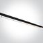 BLACK 20W LINEAR LIGHT CCTV 48V IP20 FLAT MAGNETIC thumbnail 1