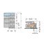 THT female header angled Pin spacing 7.5 mm gray thumbnail 3