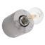WALL LAMP SALGADO CONCRETE E27 1X60W IP20 thumbnail 1