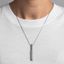 NECKLACE / VERTICAL / CROSS / STEEL thumbnail 2