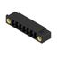 PCB plug-in connector, male header, Flange, THT solder connection, 3.81 mm, Number of poles: 7, 90°, Solder pin length (l): 3.2 mm, tinned, black, Box thumbnail 4