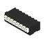 Printed circuit board terminals, 3.50 mm, Number of poles: 8, 90°, black, PUSH IN with actuator, Clamping range, max. : 1.5 mm², Tape thumbnail 4