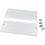 XMC0606-BS Snap-on cover, closed, BS, HxW=150x600mm, grey thumbnail 4