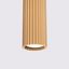 MODERN HANGING LAMP WITH CYLINDRICAL GOLD CARBON LAMP SHADE ON GU10 thumbnail 9
