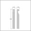 AXYL GEO H950 1L 930 A/S HFX ANT - LED bollard thumbnail 2