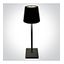 BLACK 3,5W WW TABLE LAMP RECHARGEABLE USB SOCKET IP54 DIMMABLE thumbnail 1