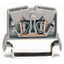 2-conductor miniature through terminal block 2.5 mm² with test option thumbnail 1