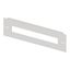 Divided front plate 4G3, 1 piece, sheet steel, 19MW thumbnail 1