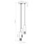 Pendant lamp LIRO 3P white thumbnail 11