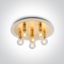 BRASS CEILING LIGHT 6x12W E27 100-240V thumbnail 1