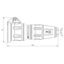 IP54 portable socket with flap thumbnail 3