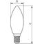 CLA LEDCandle ND 6.5-60W B35 E14 840 CL thumbnail 3