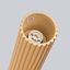 CYLINDRICAL TUBE WITH VERTICAL GROOVING, GOLD COLOUR, CARBON SERIES thumbnail 4