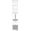 DF19G1V Meter panel, Field width: 1, Rows: 2, 1350 mm x 250 mm x 160 mm, IP2XC thumbnail 21
