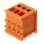 Printed circuit board terminals, 5.08 mm, Number of poles: 18, 180°, Solder pin length (l): 4.5 mm, tinned, orange, TOP connection, Clamping range, max. : 2.5 mm², Box thumbnail 5