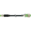 M8 male 0° / M12 female 0° A-cod. LED PUR 3x0.25 0.6m PU = 50 thumbnail 1