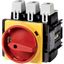 P5-315/EA/SVB/N Main switch, P5, 315 A, flush mounting, 3 pole + N, Emergency switching off function, With red rotary handle and yellow locking ring, Lockable in the thumbnail 2