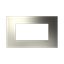 Frame - 1-gang / 4-modules - Niessen logo - S - Nickel thumbnail 1