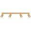 GOLD CARBON CEILING LAMP OBLONG STRIP WITH 4 REFLECTORS thumbnail 2