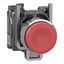 Metal PB red projecting 1 NC Push-in thumbnail 2