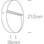 WHITE LED WALL LIGHT 9W WW IP54 230V thumbnail 2