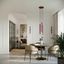 Pendant lamp PASTELO 3P burgundy thumbnail 5