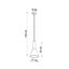 HANGING LAMP EMPOLI E27 1X60W IP20 thumbnail 4