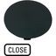 M22-XDP-S-GB2 Button plate, mushroom black, CLOSE thumbnail 6