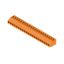 Printed circuit board terminals, 5.00 mm, Number of poles: 21, 180°, Solder pin length (l): 3.2 mm, tinned, orange, Clamping yoke connection, Clamping range, max. : 6 mm², Box thumbnail 4