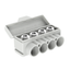 SLT50-4 grey Al 10-50/Cu 2.5-35 mm2 1000V Distribution block thumbnail 2