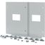 XTMP2N4FC-XMV-H550W800 Front cover for 2x NZM4-XMV, fixed, HxW=550x800mm, grey thumbnail 3