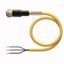 Actuator and Sensor Cable, PUR Connection Cable   RKC4T-10/TXY thumbnail 1