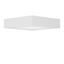 Shade L 1100 B 1100 H 250, Fabric Chintz colour: white thumbnail 2