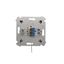 Single socket outlet without earthing, with shutters, beige, 16A thumbnail 2