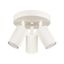 MINIMALIST BEIGE CEILING LAMP FROM THE CARBON SERIES, ADJUSTABLE SPOTLIGHTS, ROUND ROSETTE 3XGU10 thumbnail 1