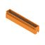 PCB plug-in connector, male header, closed side, THT solder connection, 3.50 mm, Number of poles: 42, 180°, Solder pin length (l): 3.5 mm, tinned, orange, Box thumbnail 2