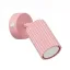 Wall lamp KARBON pink with a switch thumbnail 1