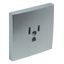 SAF C.PLATE F/EARTH SOCKET (USA NEMA) ALUM thumbnail 1
