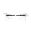 Actuator, Sensor and Supply Cable, PUR Extension Cable   PKG4M-4-PKG4M/TXL thumbnail 1
